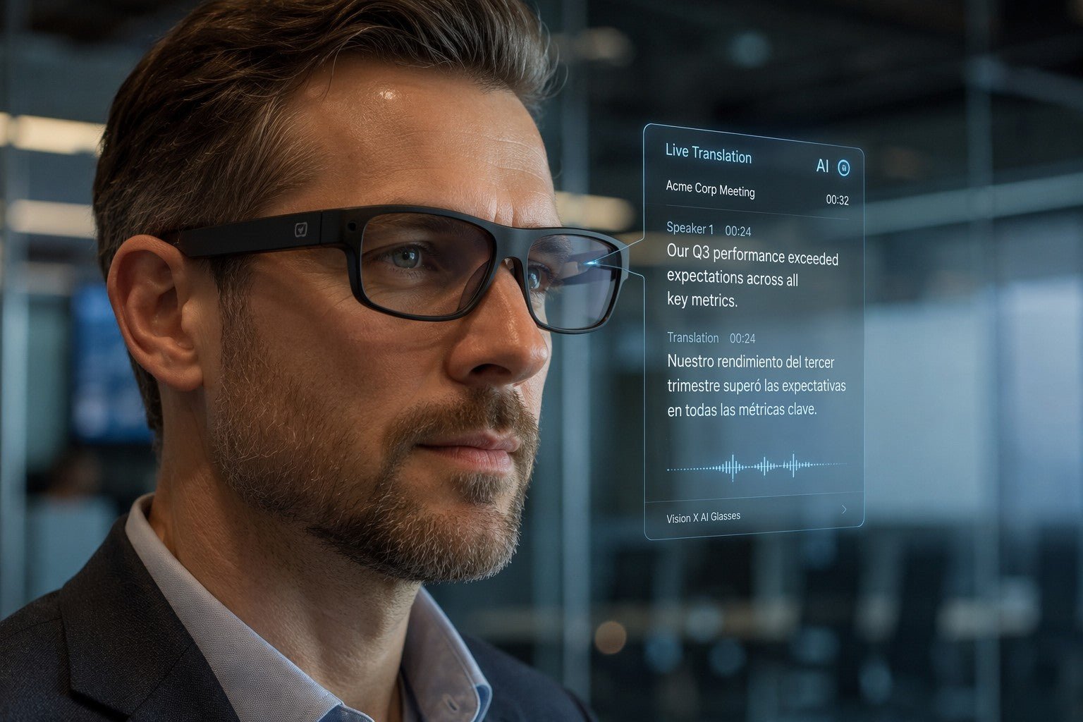 Vision X Smart Glasses — 1080P Hands-Free Camera, Real-Time AI Translation & Bluetooth Audio Sunglasses - Vision X Glasses